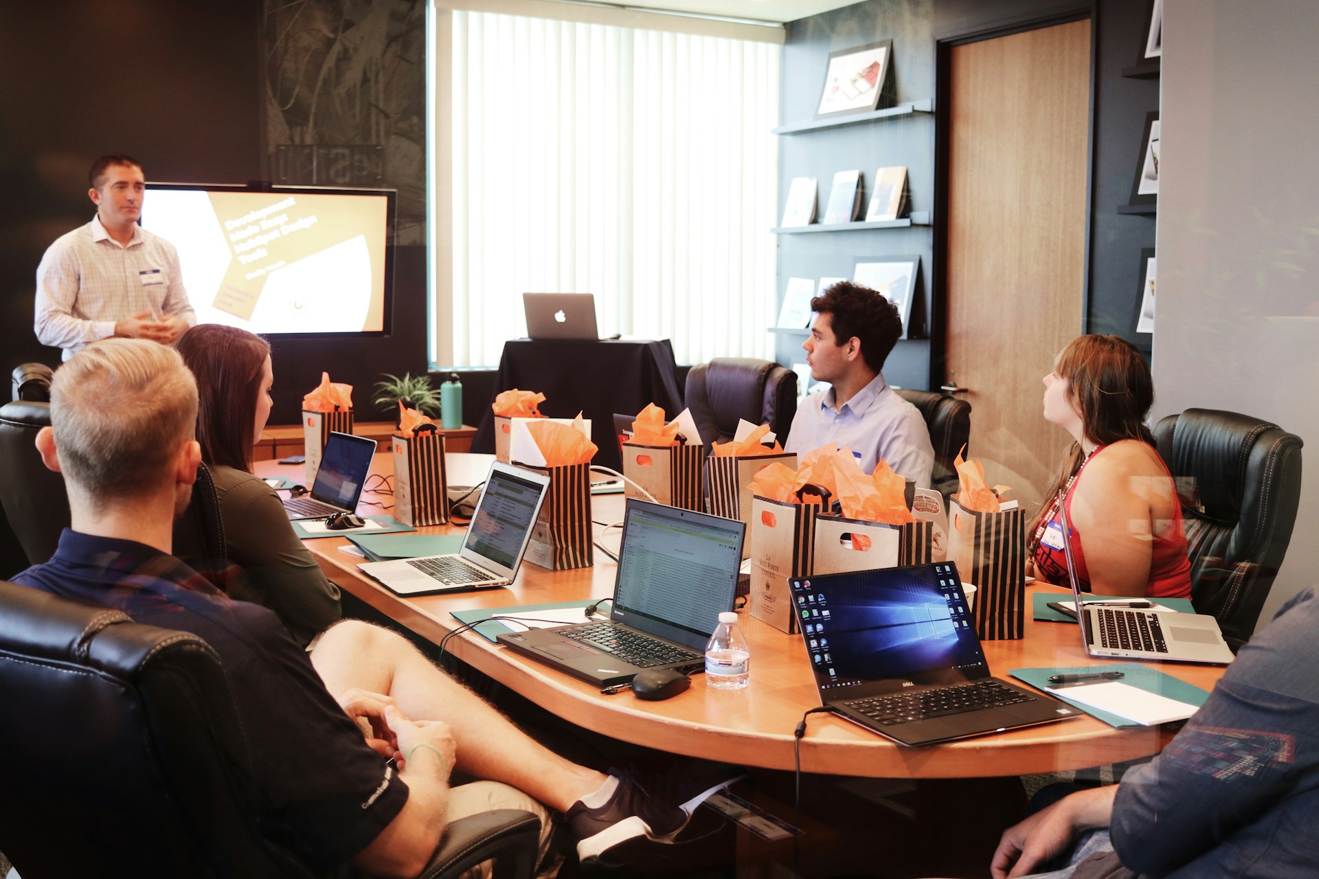 Boardroom table at FirmPro chambers
